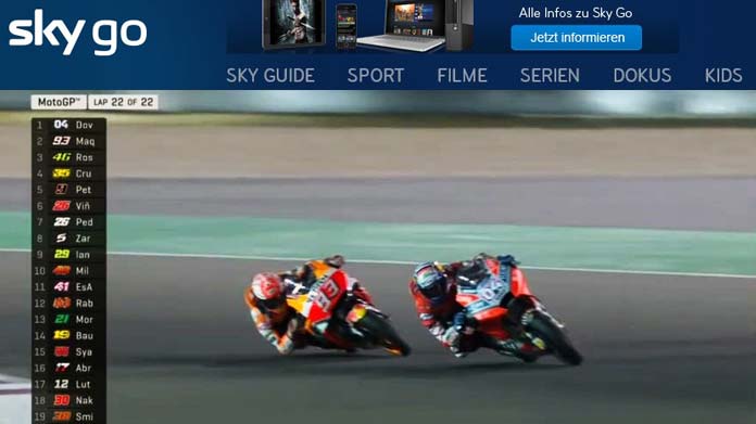 motogp streaming skygo