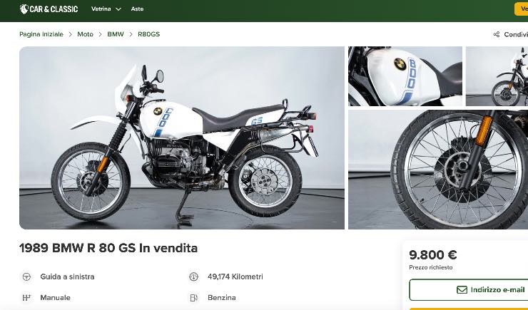 Moto Benzina moto asta