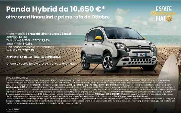 Panda FIAT Panda offerta
