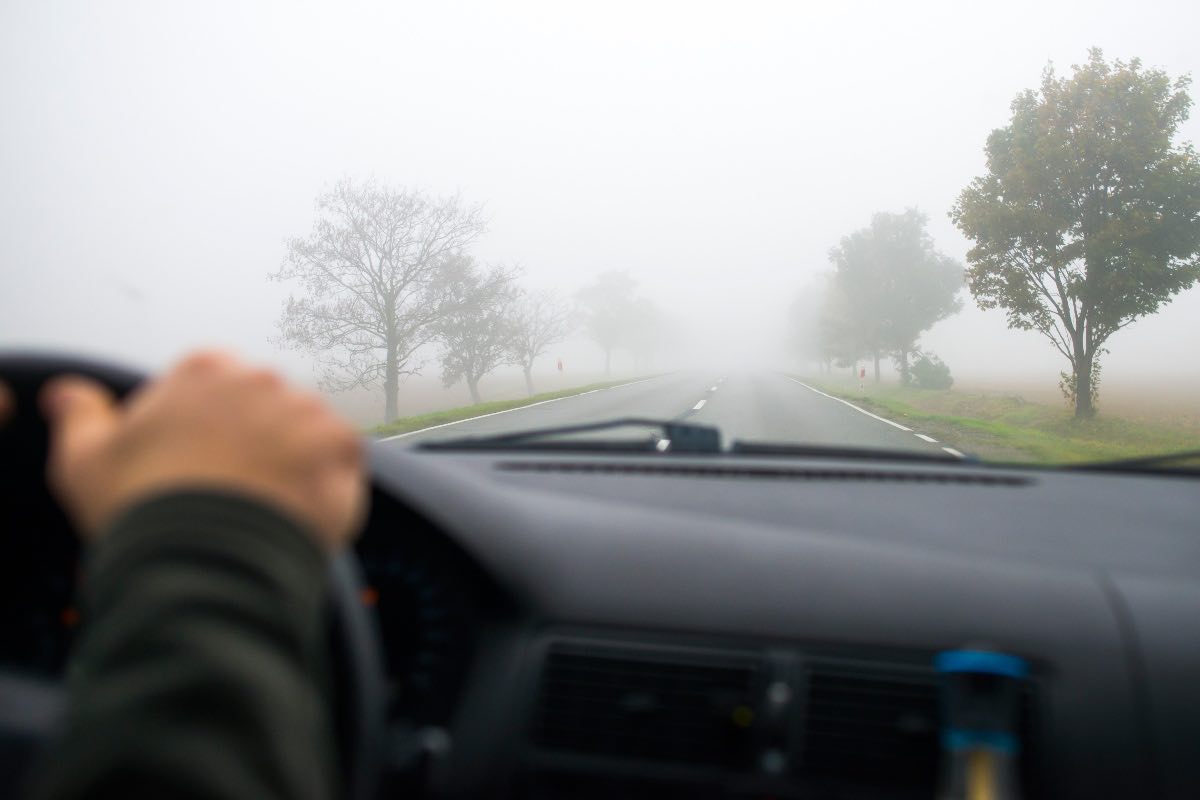 Guidare Guida nebbia errore