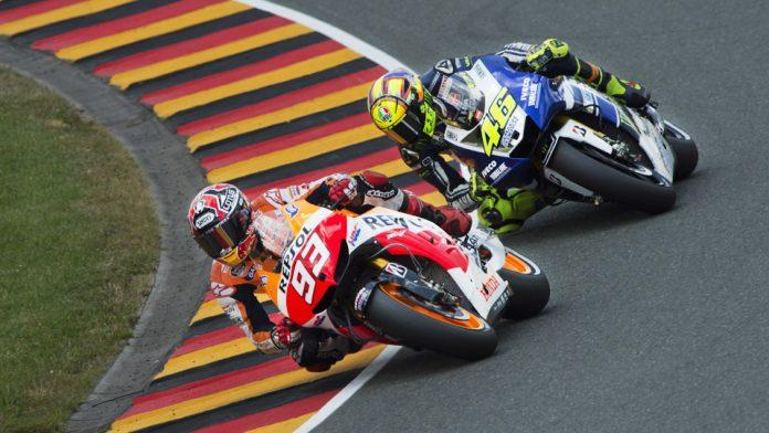 Sachsenring Rossi Marquez Sachsenring Rossi Marquez