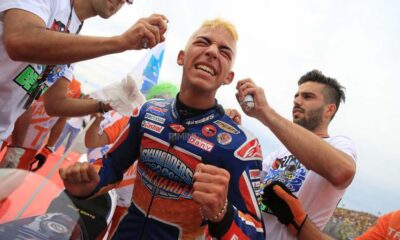 misano gran premio san marino riviera rimini enea bastianini podio vittoria moto3 festeggiamenti foto 37 2