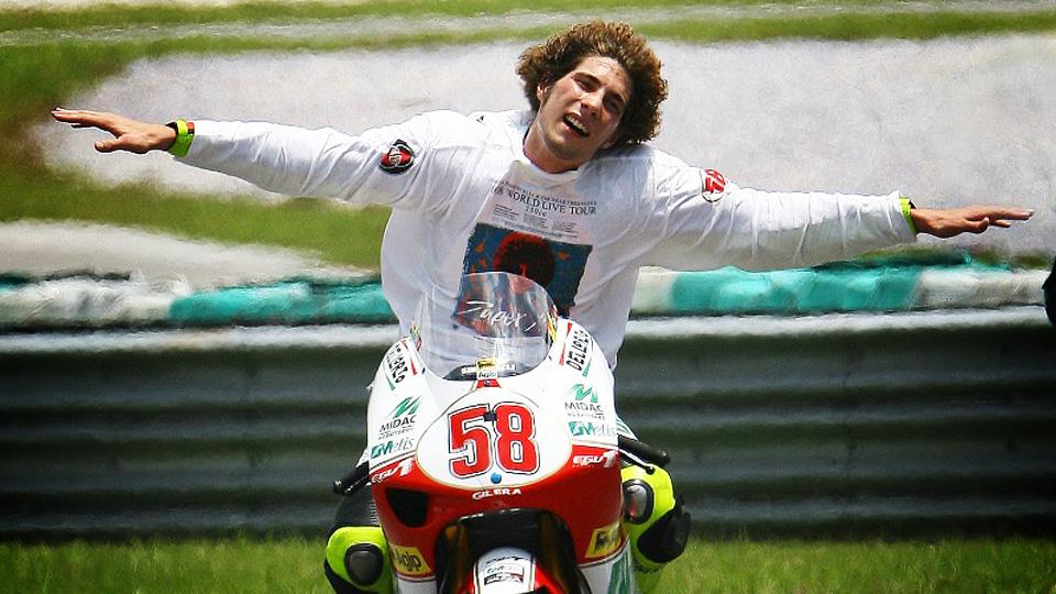 Marco Simoncelli vittoria Sepang 2008