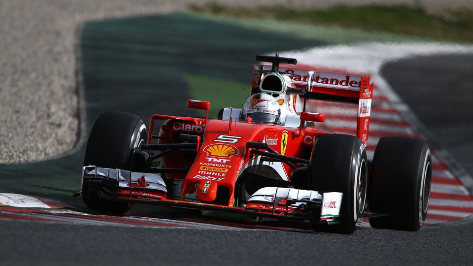 TEST BARCELLONA VETTEL 4