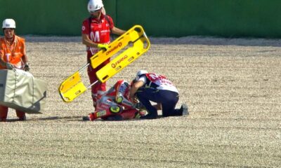 andrea iannone misano crash