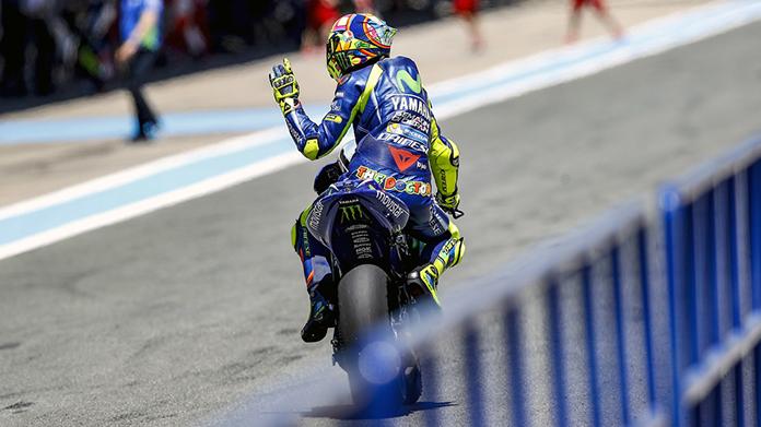 valentino rossi infortunio