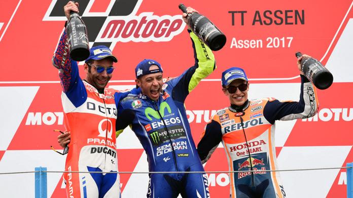 motogp assen 2017 rossi petrucci marquez