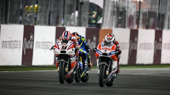 petrucci lorenzo iannone qatar motogp 2017