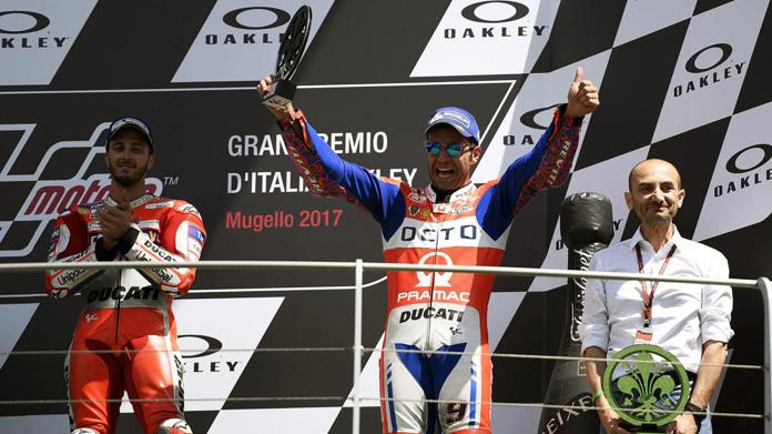 petrucci mugello 2017 motogp podio