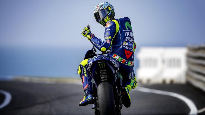 valentino rossi test phillip island 2017 motogp