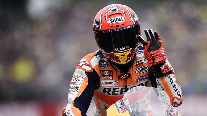 marquez vittoria motogp honda 2017 red bull