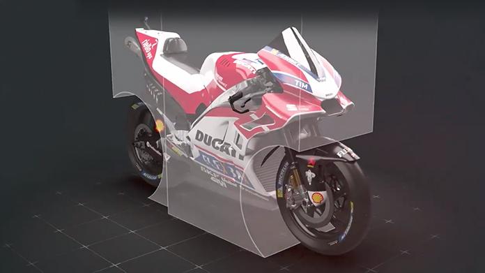 DUCATI DESMOSEDICI AERODINAMICA