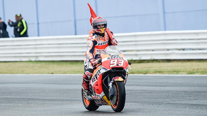 MARQUEZ MISANO DOPO VITTORIA