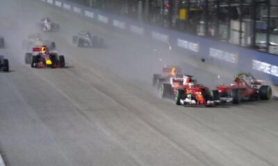 Singapore Vettel Verstappen Raikkonen incidente
