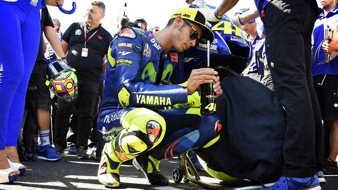 valentino rossi silverstone 2017 motogp griglia