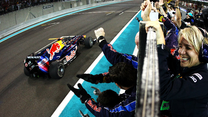 vettel red bull abu dhabi 2010