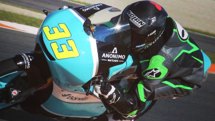 moto3 enea bastianini test leopard racing valencia