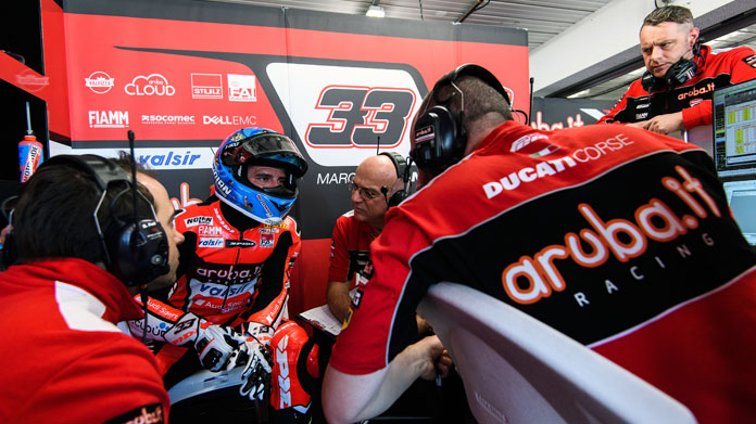 marco melandri test phillip island sbk 2018