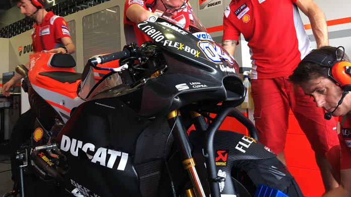 nuova carena ducati buriram test 2018 motogp 2