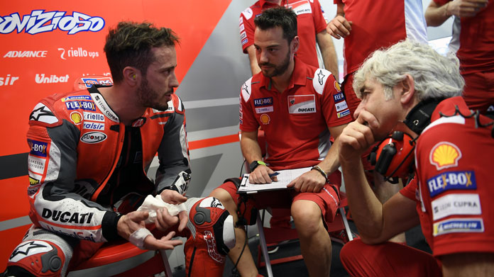 dovizioso dall igna test buriram 2018 motogp