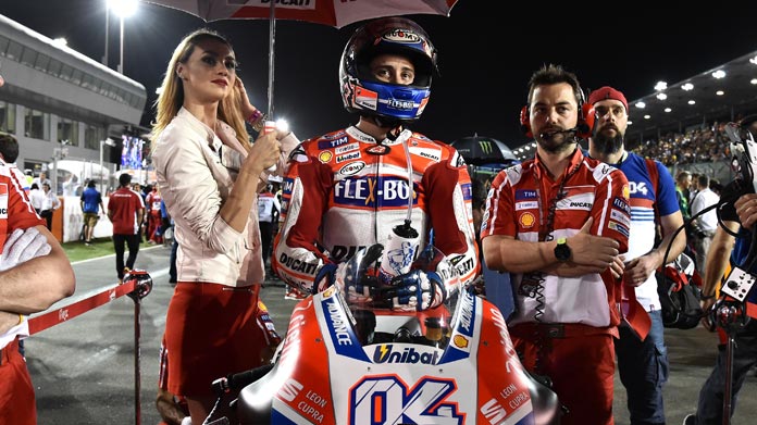 dovizioso qatar motogp ducati griglia partenza 2017