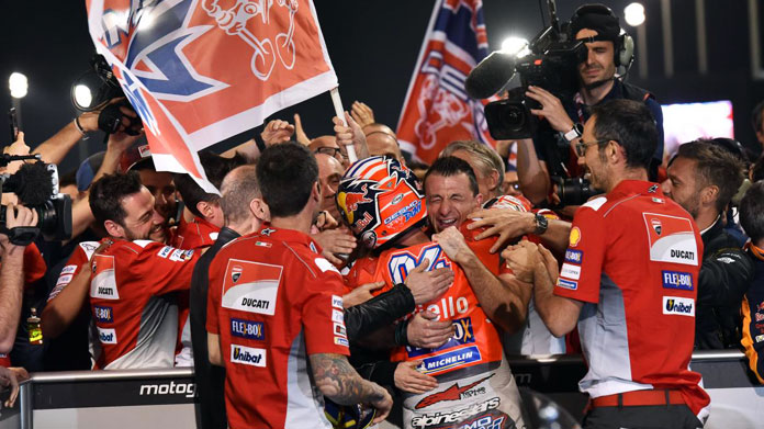 dovizioso vittoria qatar motogp 2018