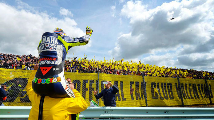 overførsel utilstrækkelig igen MotoGP, Flavio Fratesi del Fan Club Valentino Rossi: «L'importante è che  Vale continui a divertirsi» - Motori News 24