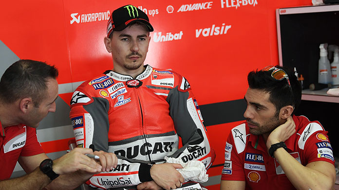 jorge lorenzo sepang test motogp 2018