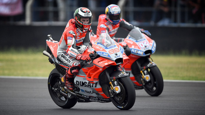 lorenzo dovizioso argentina pista motogp ducati 2018