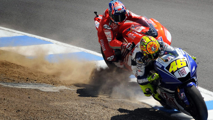 rossi stoner laguna seca 2008