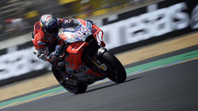 dovizioso le mans 2018 motogp