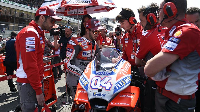 dovizioso motogp ducati le mans 2018