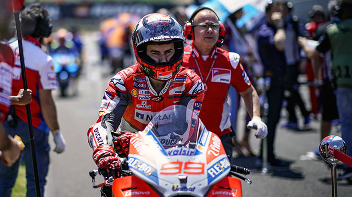 jorge lorenzo jerez gris ducati 2018