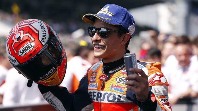 marquez le mans 2018 motogp honda