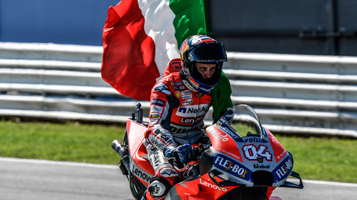 dovizioso ducati motogp misano 2018