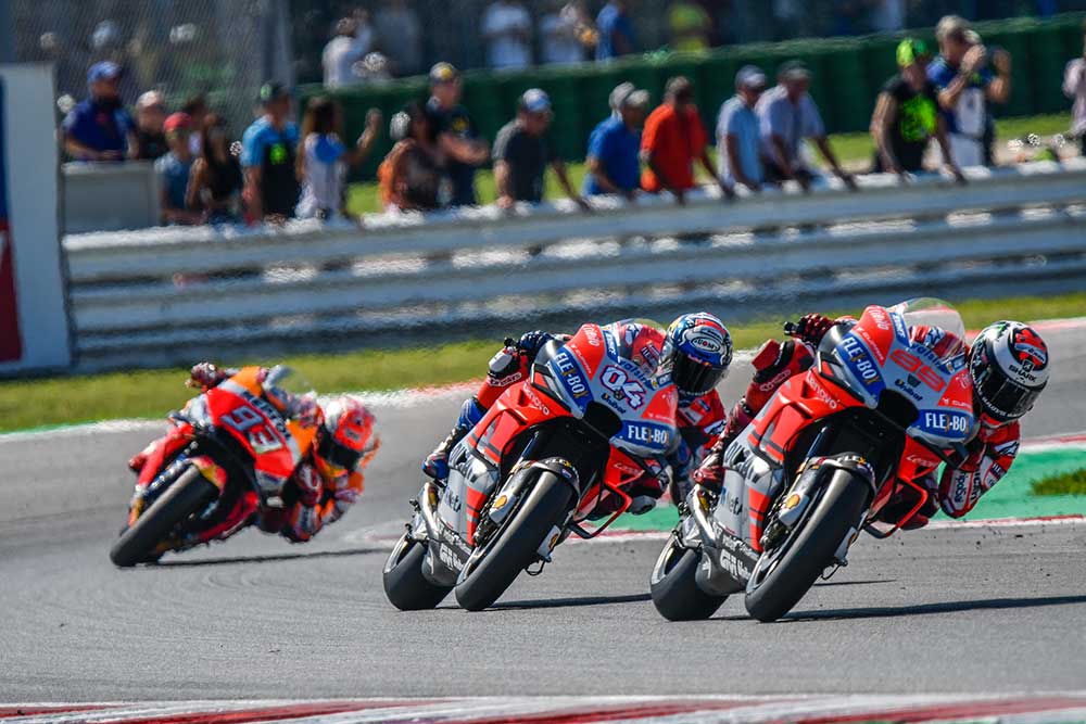 misano motogp 2018 dovizioso lorenzo marquez 2