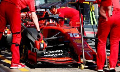 leclerc ferrari 2019 box formula 1