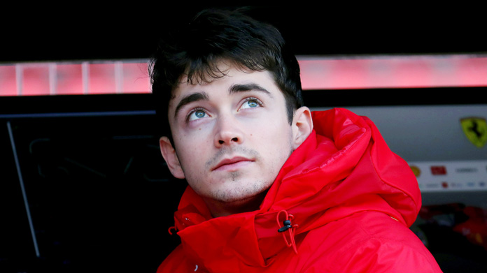 leclerc test formula 1 ferrari 2019