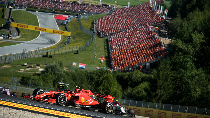 Formula uno ferrari leclerc spielberg