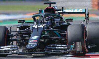 Lewis Hamilton Mercedes tyre