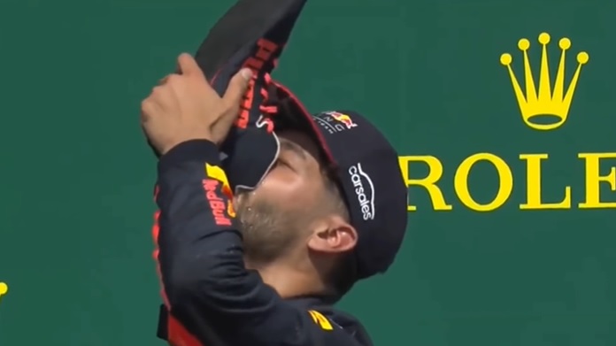 Daniel Ricciardo Shoey