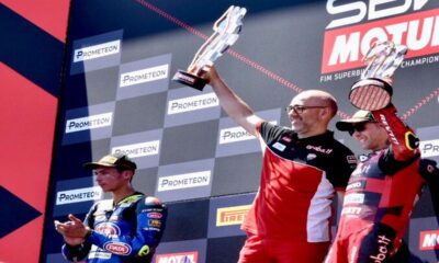 Podio Gara 1 worldsbk 2023 Imola