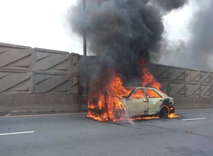 Auto a fuoco rischio