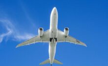 Aereo in volo