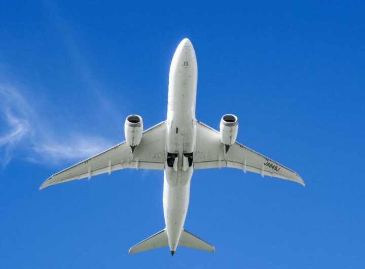 Aereo in volo