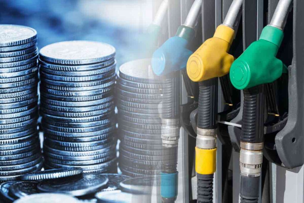 Benzina carburante soldi