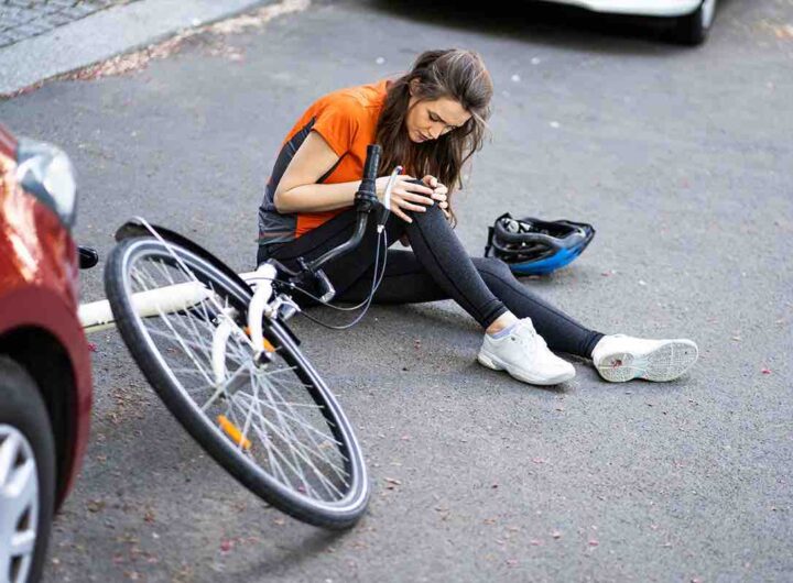 Bicicletta caduta errore