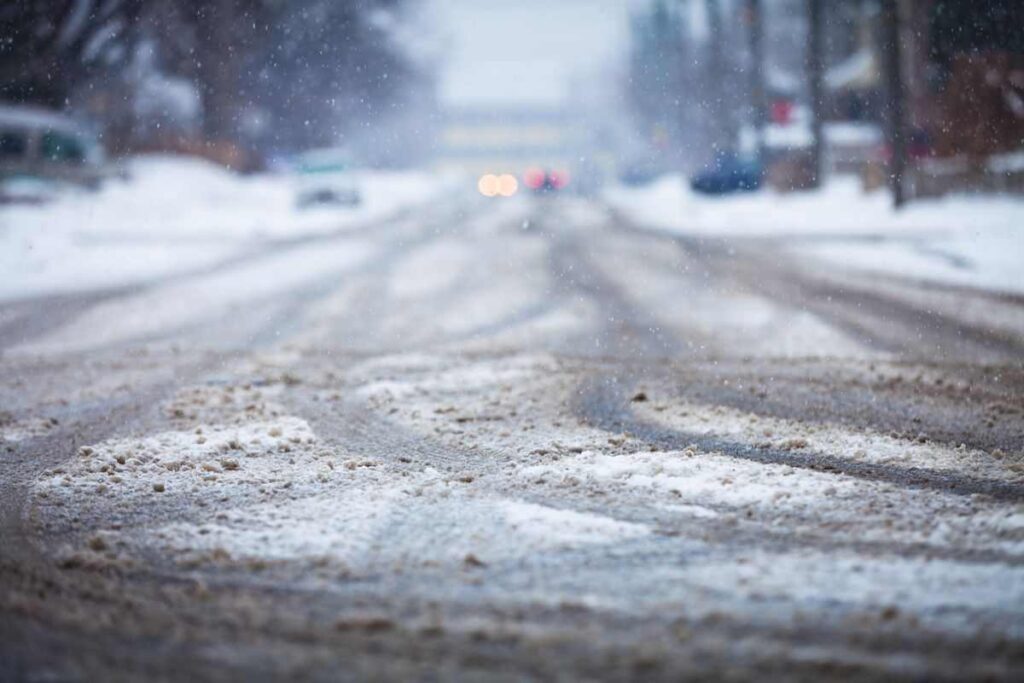 Neve in strada