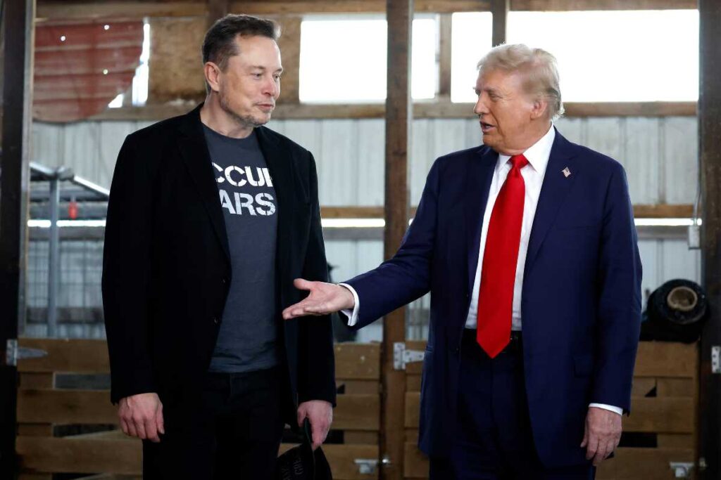 Elon Musk e Donald Trump lite