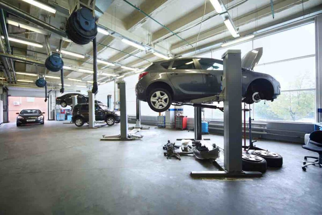 Macchina auto officina